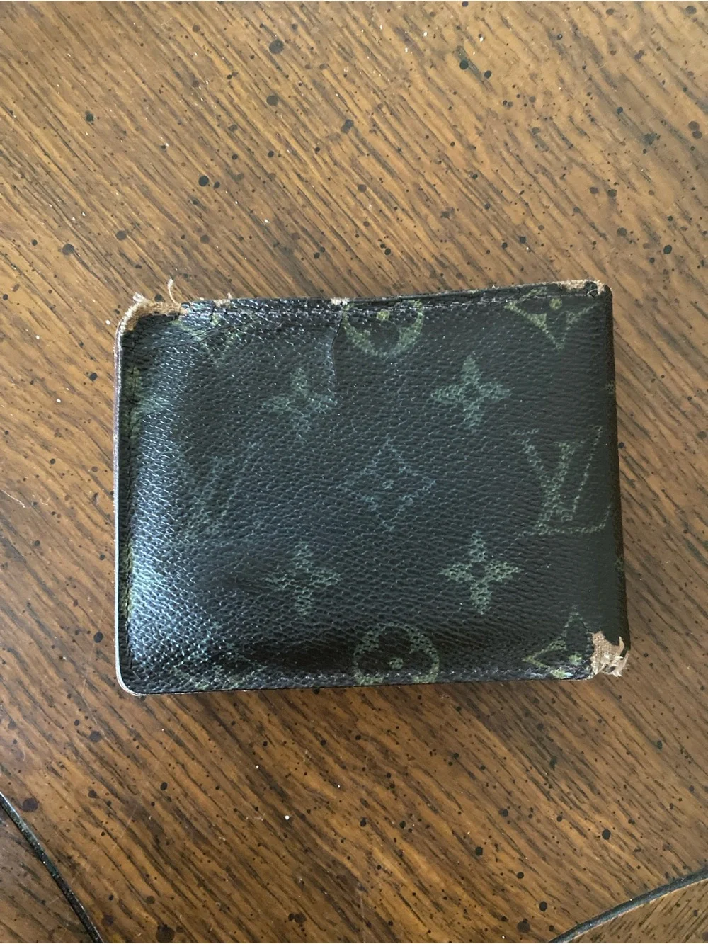 Authentic Vintage Louis Vuitton Men’s Monogram Canvas Bifold Card Holder Wallet